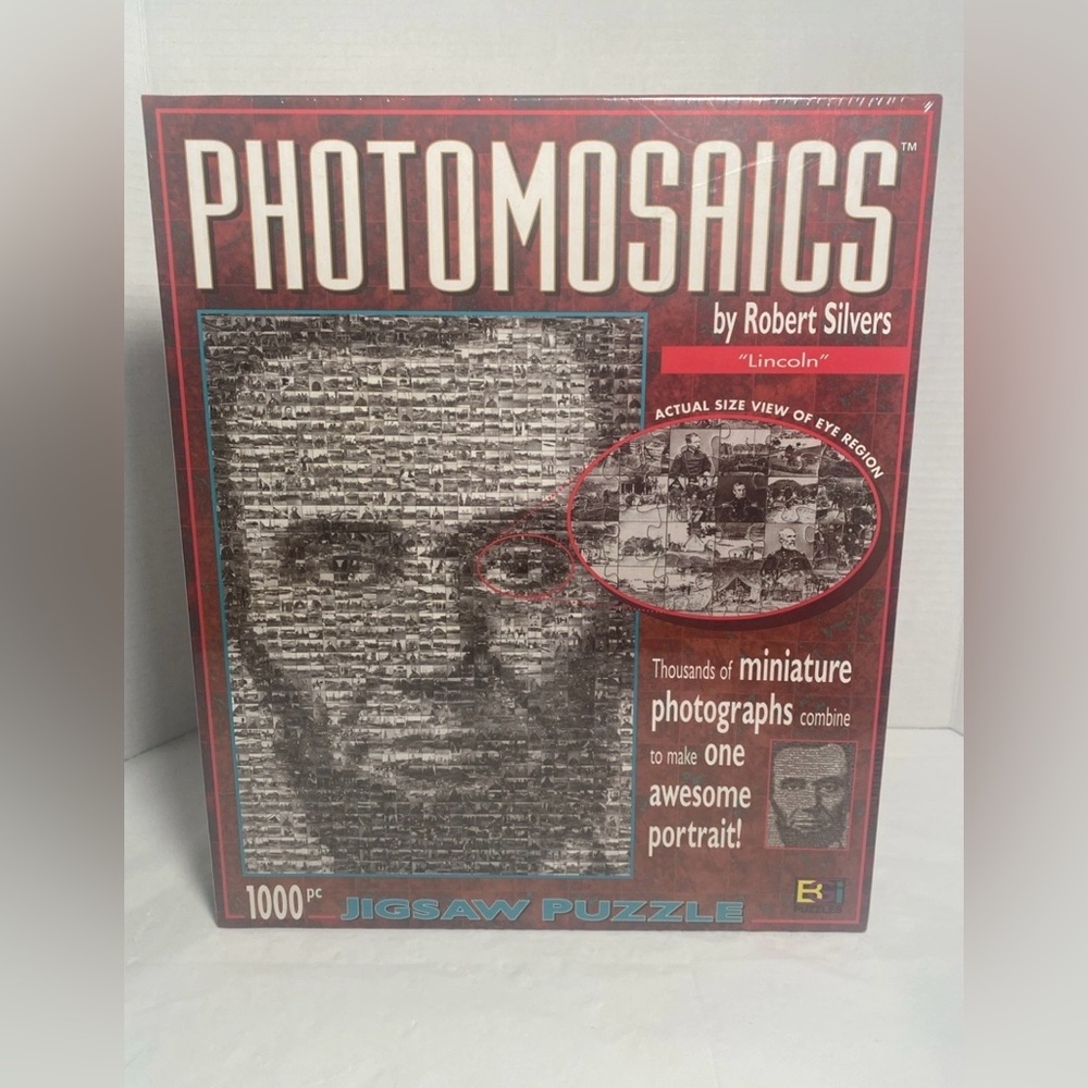 Photomosaics 1000 Piece Jigsaw Puzzle by Robert Silvers
“Lincoln”